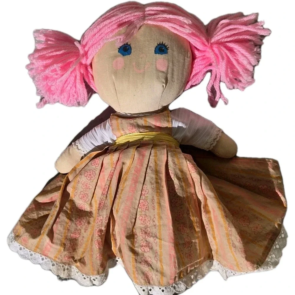 RARE VTG DEBBIE‎ DRESSER TOP DOLL Dimples 1973 Milton Bradley Amsco Ind No. 1101